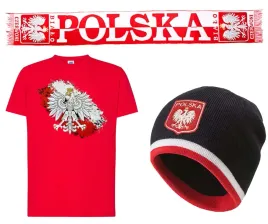 zestaw-dla-kibica-polski-szalik-koszulka-czapka-zimowa-godlo-flaga-polska