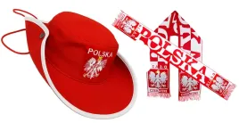zestaw-dla-kibica-polski-szalik-czapka-godlo-flaga-polska