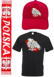 zestaw-dla-kibica-polski-koszulka-szalik-czapka-godlo-flaga