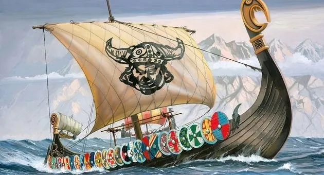 model-plastikowy-viking-ship-revell-model-statek-wikingow