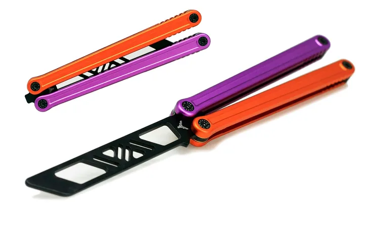 Butterfly nóż motylkowy treningowy AntarctiS T10-PR/Orange