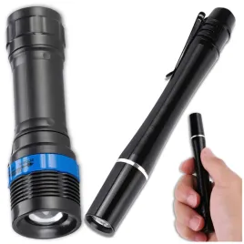 latarka-led-dioda-tester-uv-detektor-turystyczna-xpe-taktyczna-zestaw-2szt