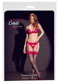 cottelli-legwear-ponczochy-czarne-z-czerwona-koronka-20-den-oeko-tex