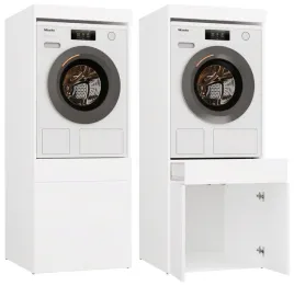 szafka-lazienkowa-na-pralke-lub-suszarke-pola-twin-1s-biala-regal-szuflada