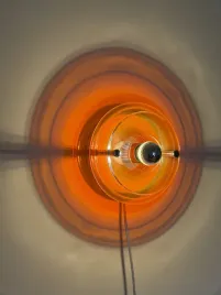 lampa-na-sciane-kinkiet-bauhaus-space-age-pomaranczowy-retro-vintage