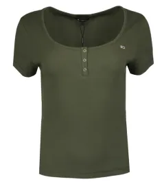 tommy-jeans-t-shirt-damski-slim-khaki-l
