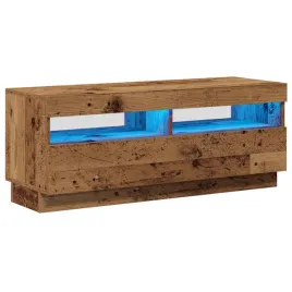szafka-pod-tv-z-oswietleniem-led-stare-drewno-100x35x40-cm