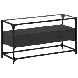 szafka-pod-tv-ze-szklanym-blatem-czarna-98x35x51-cm