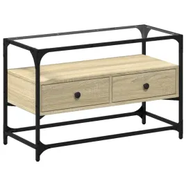 szafka-pod-tv-ze-szklanym-blatem-dab-sonoma-80x35x51-cm