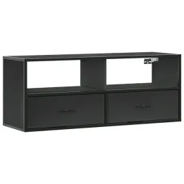 szafka-pod-tv-czarna-100x31x395-cm-material-drewnopochodny