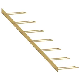 stojak-na-wino-7-butelek-zloty-metal-88x8x72-cm