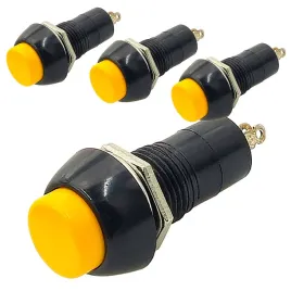 przelacznik-guzikowy-wciskany-okragly-off-on-pbs81a-19mm-zolty