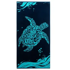 duzy-recznik-plazowy-turtle-90x180-granatowy-frotte-decoking