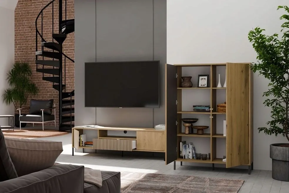 witryna-kamaro-2dd-slim-gl-artisan-kpl