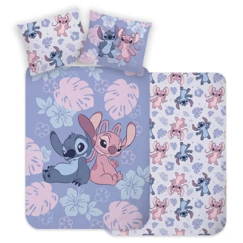 POŚCIEL dziecięca 160X200 bawełniana LILO AND STITCH ANGEL Disney BAWEŁNA