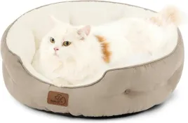 Zdjęcie produktu Bedsure Legowisko dla Psa Kota 51x48x15cm Poduszka Antypoślizgowe Karmelowe
