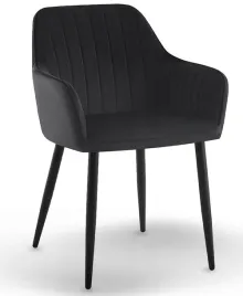 krzeslo-tapicerowane-velvet-czarne-maria3-paski-loft-glamour-do-salonu