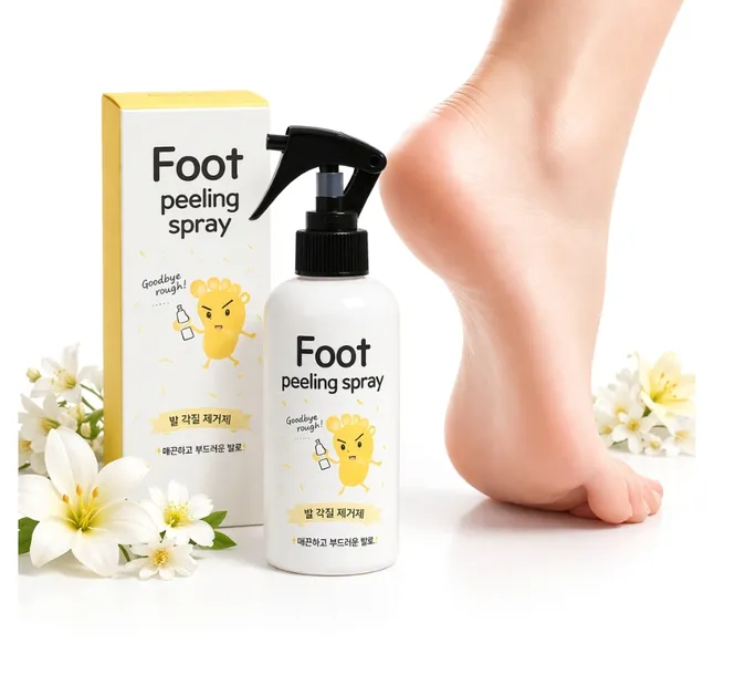 OUHOE Foot Peeling Spray – Spray do złuszczania skóry stóp