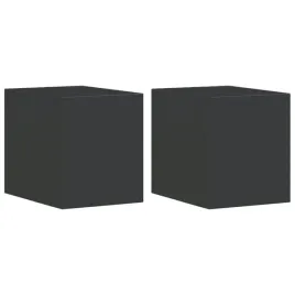 kinkiety-zewnetrzne-2-szt-czarne-odlewane-aluminium