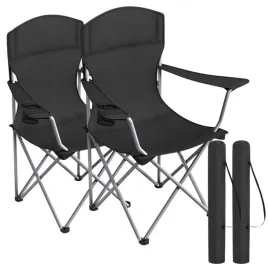 krzesla-skladane-turystyczne-z-oparciem-fotele-plazowe-kempingowe-2-szt