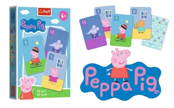 Karty Piotruś gra pamięciowa Świnka Peppa Trefl