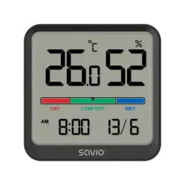 savio-stacja-pogody-bezprzewodowa-czujnik-temperatury-i-wilgotnosci-lcd