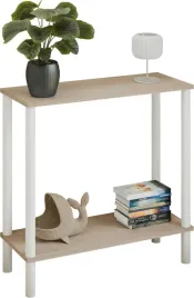 konsola-loft-z-polka-80x30x80-cm-metalowa-biala-do-przedpokoju