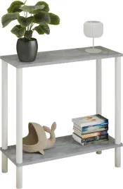 konsola-loft-z-polka-80x30x80-cm-metalowa-biala-do-przedpokoju