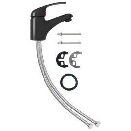 czarna-bateria-umywalkowa-z-wezami-13-x-10-cm-ze-stopu-cynku
