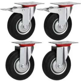 kolka-obrotowe-75mm-200kg-kola-metalowo-gumowe-zestaw-jezdny-wozkow-hamulec