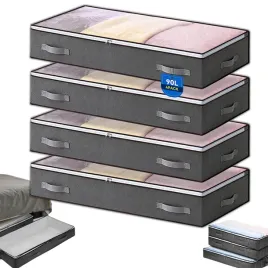 torby-do-przechowywania-ubran-pod-lozko-organizer-na-koce-posciel-90l-4szt
