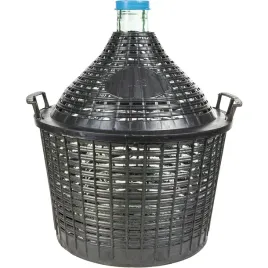 balon-szklany-do-wina-15-l-w-koszu-plastikowym-do-fermentacji-nastawu