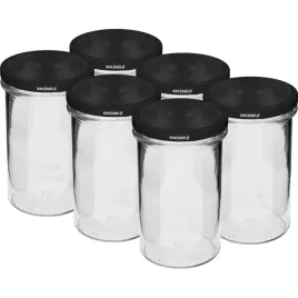 sloik-prosty-545ml-fi-82-z-czarna-zakretka-6-szt-przetwory-herbata