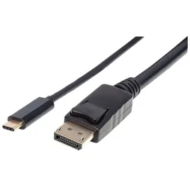 manhattan-152464-adapter-kablowy-2-m-usb-type-c-displayport-czarny