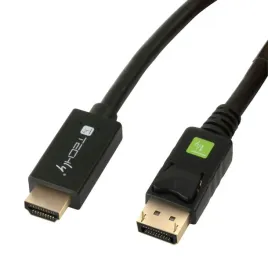 techly-icoc-dsp-h12-020-adapter-kablowy-2-m-displayport-hdmi-czarny