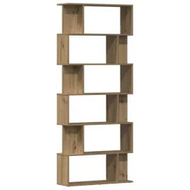 regal-na-ksiazki-80-x-24-x-192-cm-dab-artisan-6-poziomowy