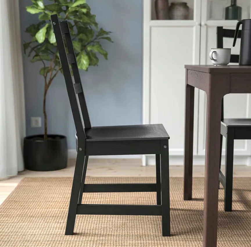 ikea-nordviken-krzeslo-czarny