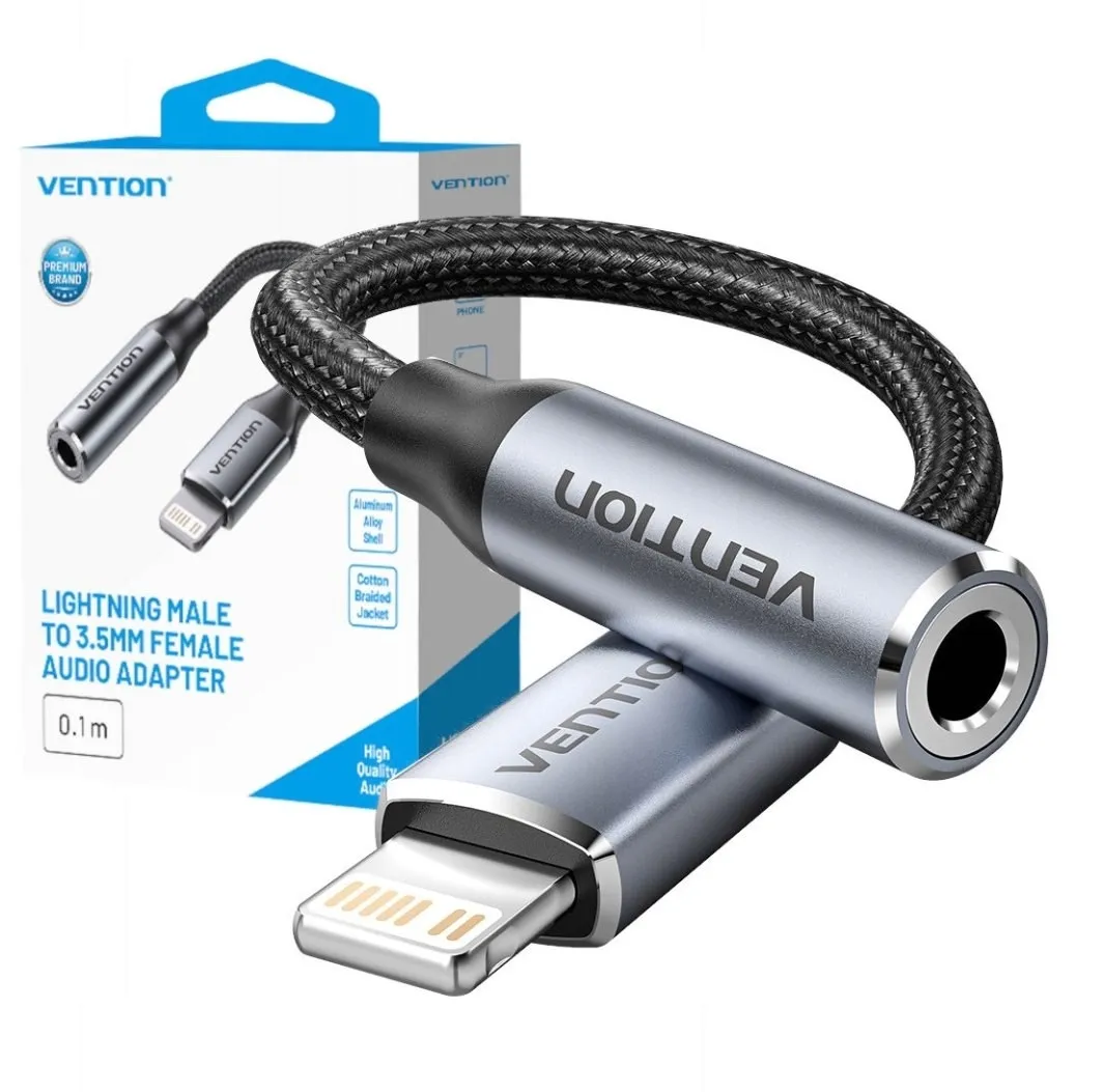 adapter-lightning-meski-do-3-5mm-jack-vention-01m-czarny
