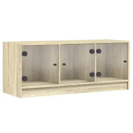 szafka-tv-ze-szklanymi-drzwiami-dab-sonoma-102x37x42-cm
