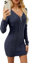 sukienka-dzianinowa-damska-mini-v-neck-dopasowana-m