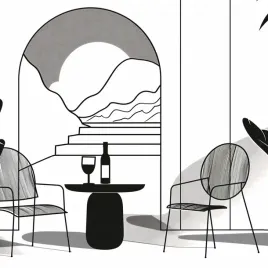 plakat-60x60cm-relaks-w-monochromie