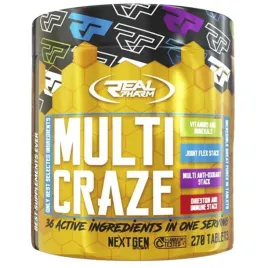 real-pharm-multi-craze-270-tabletek-kompleks-witamin-i-mineralow-odpornosc