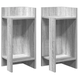 stoliki-boczne-2-szt-z-polka-szary-dab-sonoma-255x27x60-cm