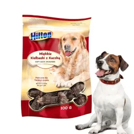 przysmaki-dla-psa-naturalny-miekkie-kielbaski-z-kaczka-hilton-100g