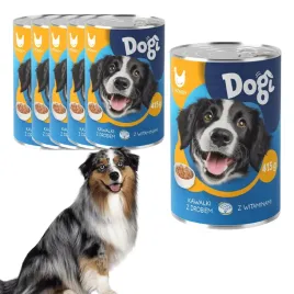 karma-mokra-dla-psa-doroslego-drob-w-sosie-dogi-puszka-zestaw-6x415g