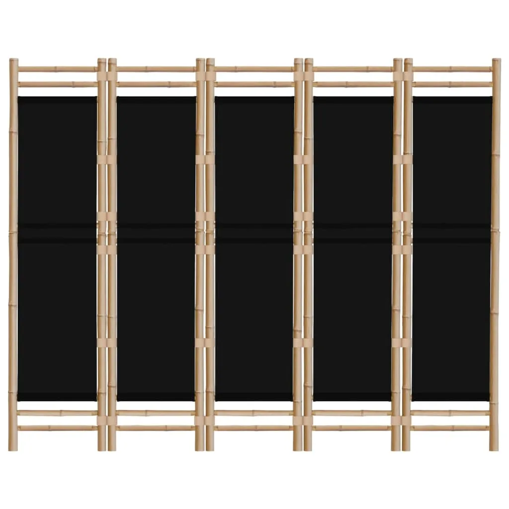 skladany-parawan-5-panelowy-200-cm-bambus-i-plotno