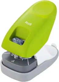 zszywacz-bezzszywkowy-plus-japan-bez-zszywek-office-10-arkuszy-zielony