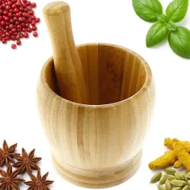 mozdzierz-kuchenny-z-tluczkiem-bambusowy-11-cm-zestaw-do-ziol-i-przypraw