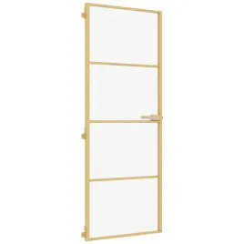 drzwi-wewnetrzne-z-matowym-szklem-76-x-2015-cm-zlote-aluminiowe