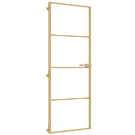 szklane-drzwi-wewnetrzne-zlote-76-x-2015-cm-hartowane-aluminiowe